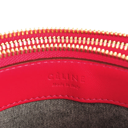 Celine Lambskin Small Trio Crossbody Bag Fuchsia 6 of 8