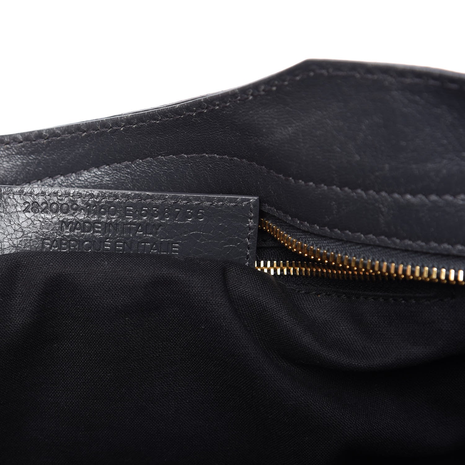 Balenciaga Agneau Giant 12 Gold Hardware Part Time Gris Fossile 9 of 9