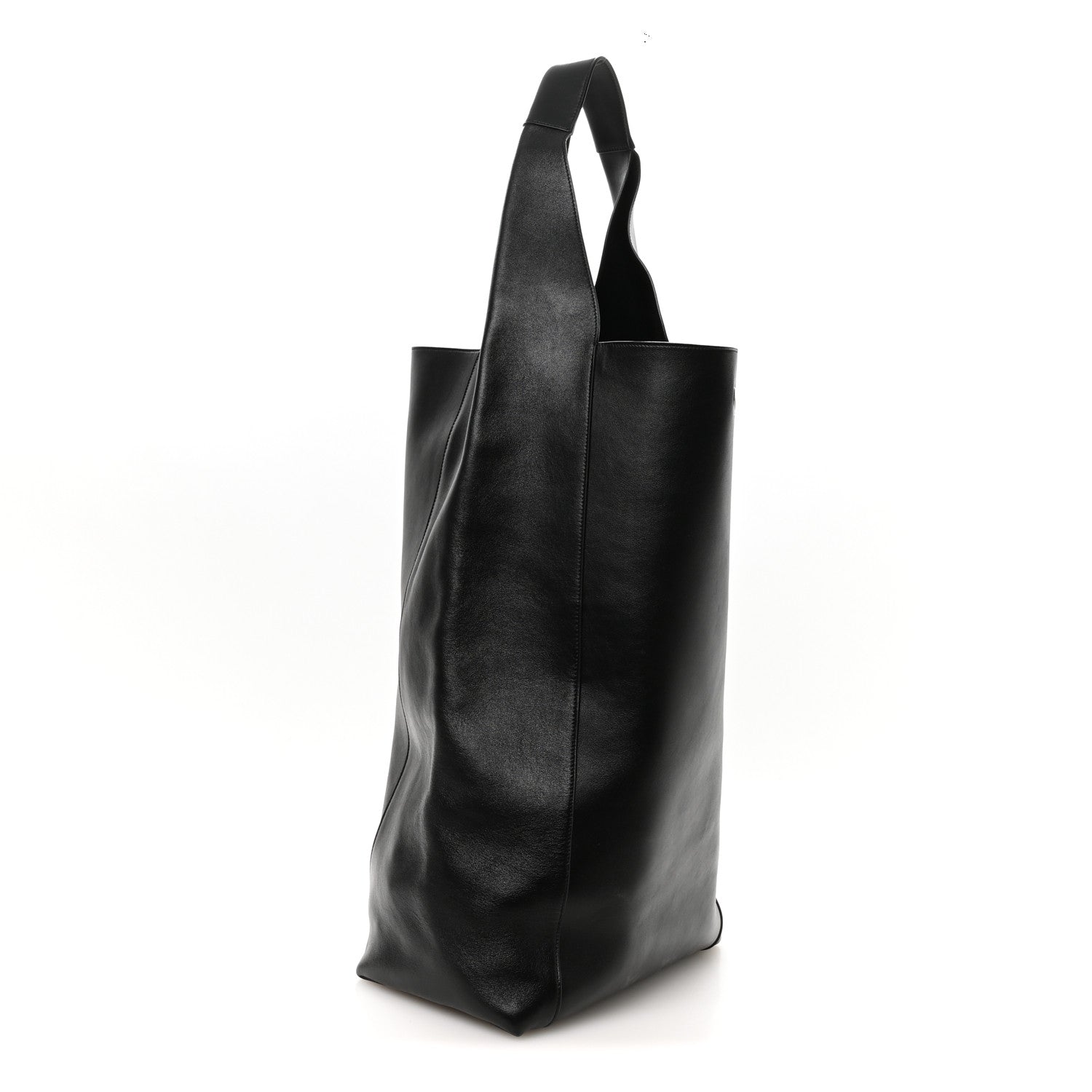 Saint Laurent Supple Calfskin Large Tanger Hobo Black 3 of 10