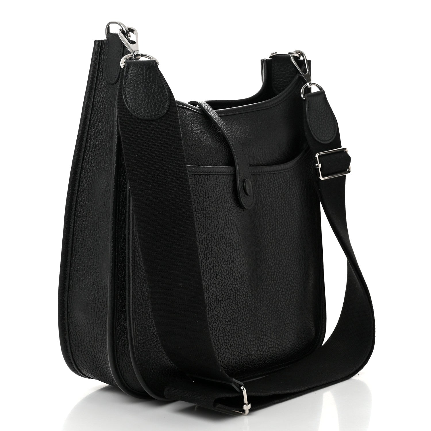 Hermes Taurillon Clemence Evelyne III PM  Black 3 of 10
