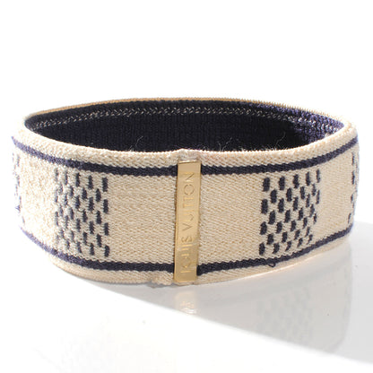 Louis Vuitton Cotton Damier Azur Gym Head Sweat Band 3 of 4