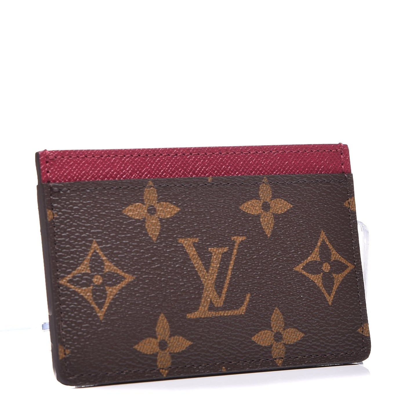 Monogram Card Holder Fuchsia
