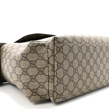 Gucci GG Plus Monogram Messenger Diaper Bag Dark Brown 8 of 9