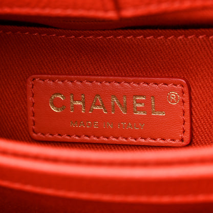 Chanel Grained Calfskin Mini Neo Executive Shopper Tote Red 5 of 8