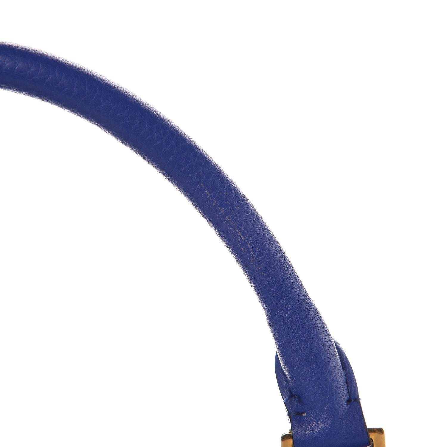 Celine Drummed Calfskin Suede Small Trapeze Indigo 10 of 18