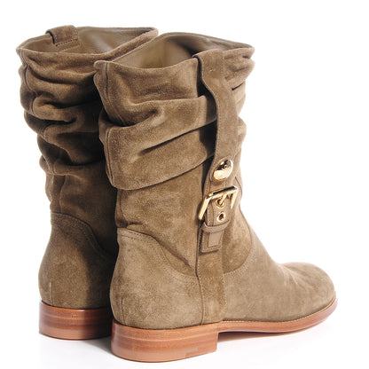 Louis Vuitton Suede Safari Boots Taupe 39 4 of 7