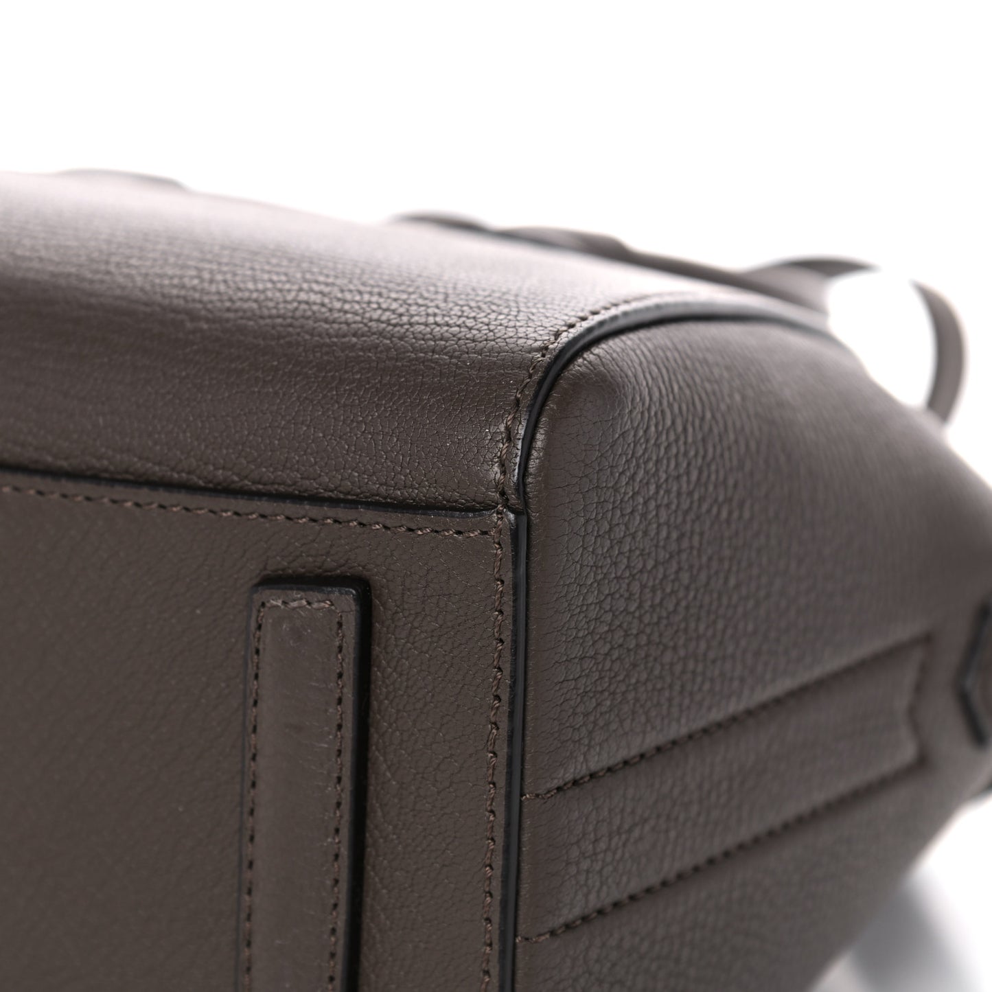 Sugar Goatskin Mini Antigona Heather Grey