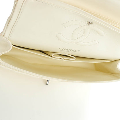 Chanel Lambskin Quilted Medium Double Flap White 5 of 8