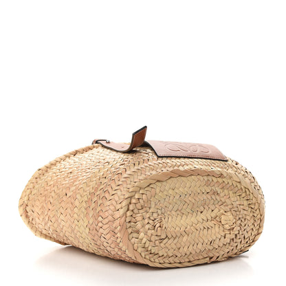 Loewe Raffia Medium Basket Tote Bag Natural Tan 4 of 9