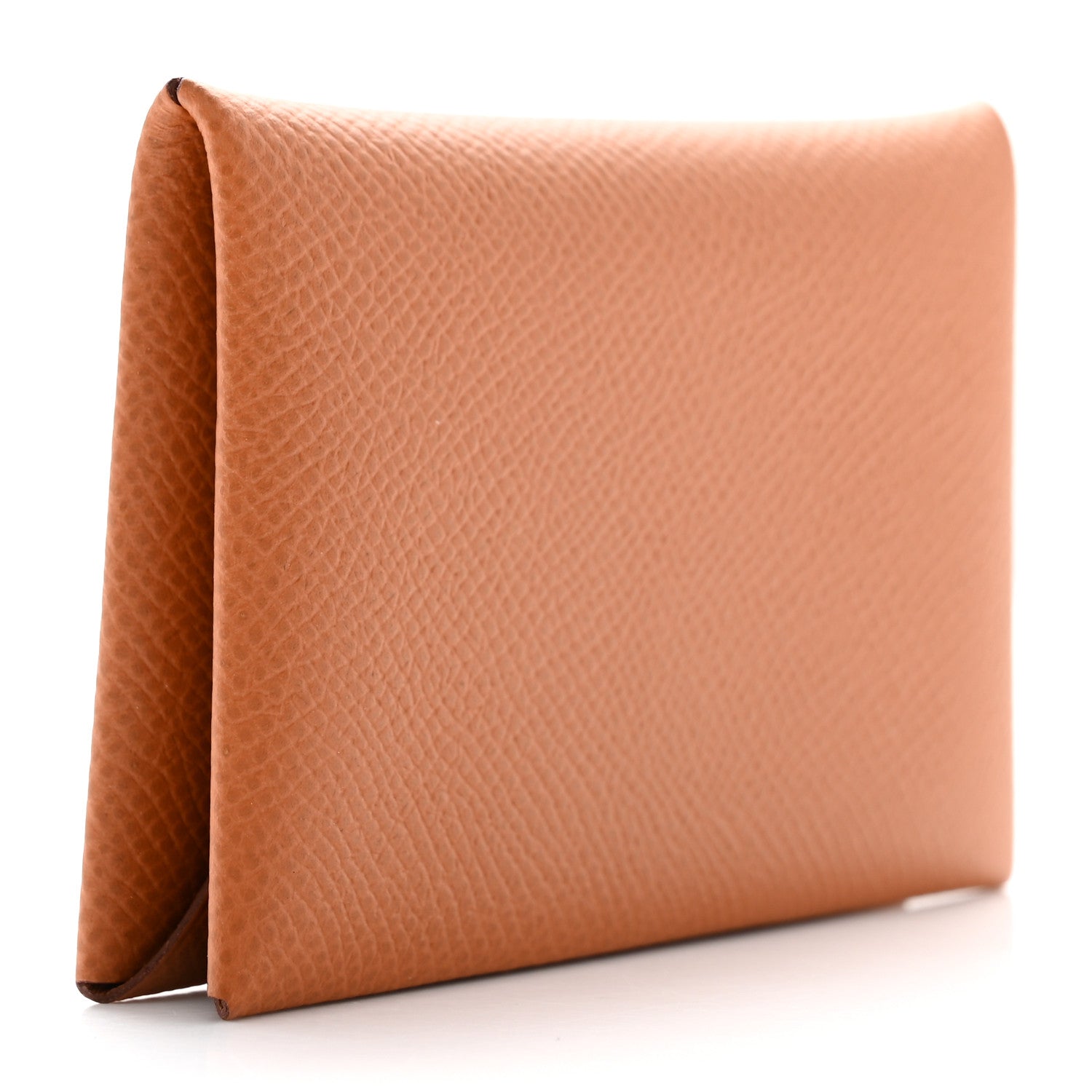 Hermes Epsom Calvi Card Case Gold 3 of 7