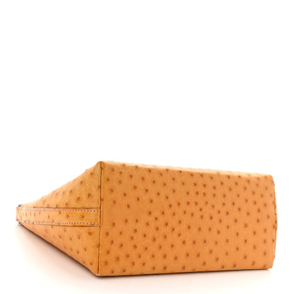 Hermes Ostrich Berlingot 23 PM Saffron 4 of 12