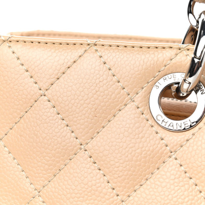Chanel Caviar Quilted Grand Shopping Tote GST Beige Clair 10 of 10