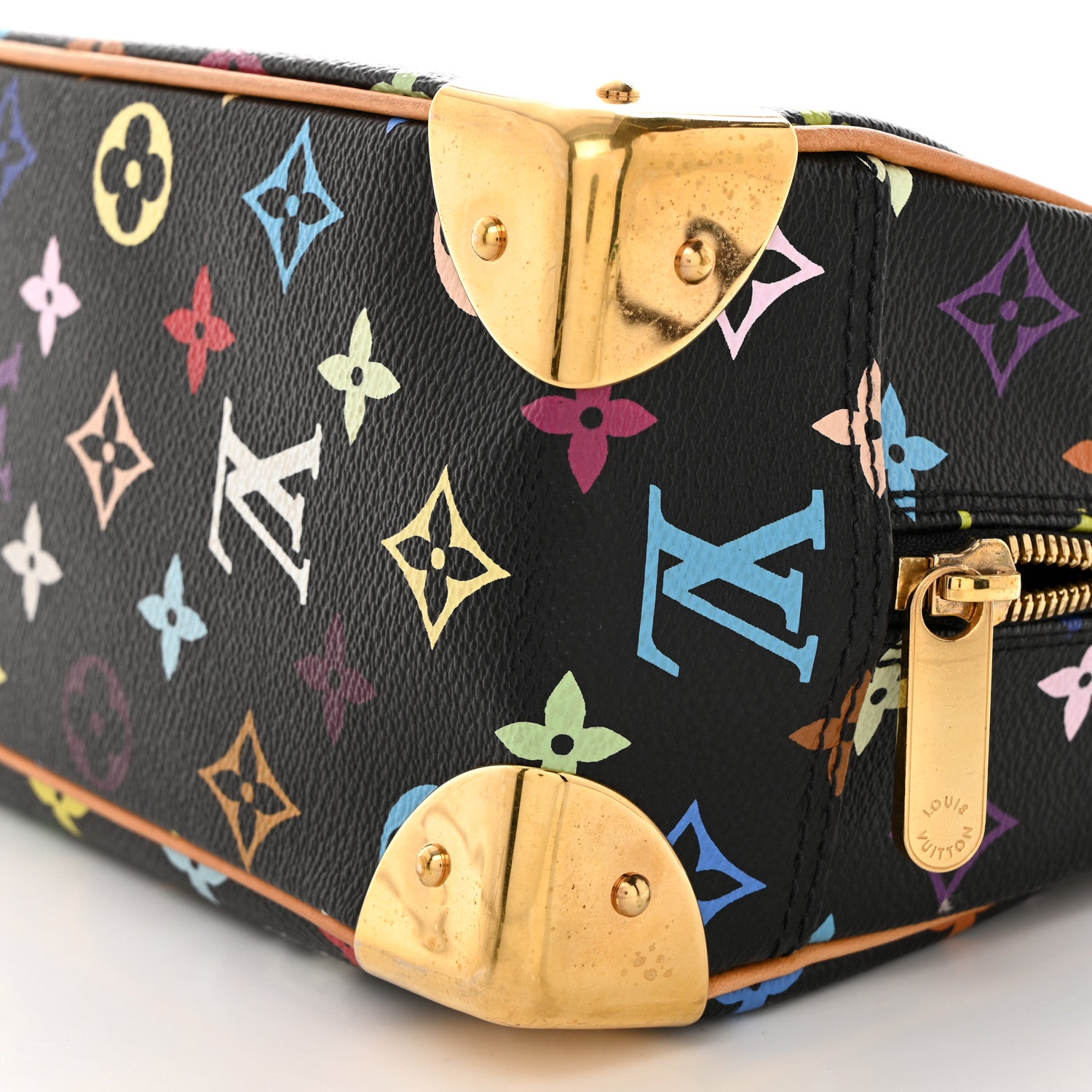 Louis Vuitton Monogram Multicolor Trouville Black 10 of 10