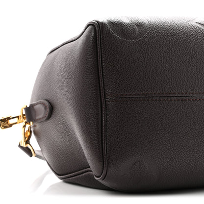 Louis Vuitton Empreinte Monogram Giant Speedy Bandouliere 25 Chocolate 8 of 9
