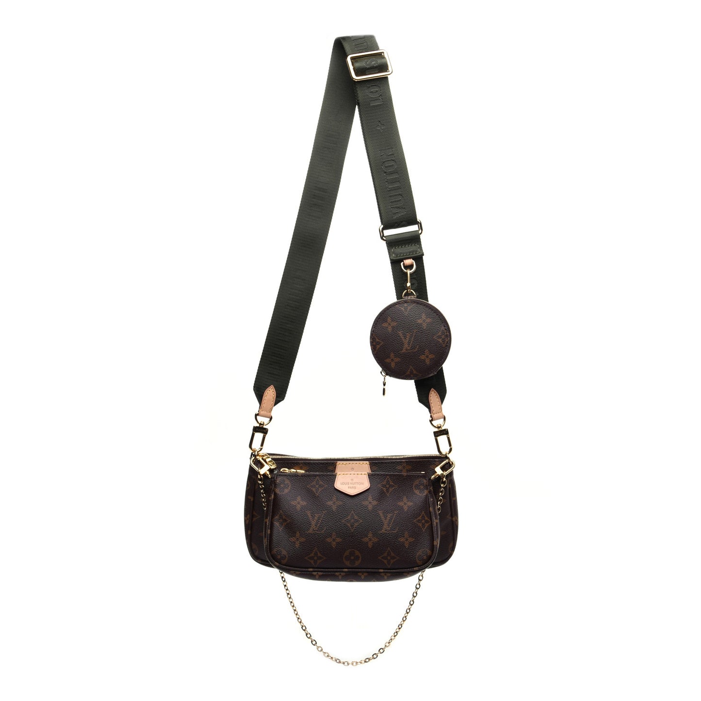 Monogram Multi Pochette Accessories Kaki