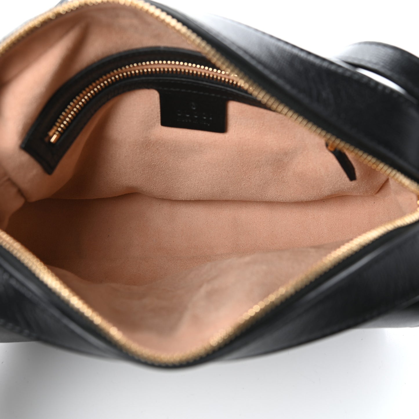 Textured Calfskin Small Horsebit 1955 Shoulder Bag Black