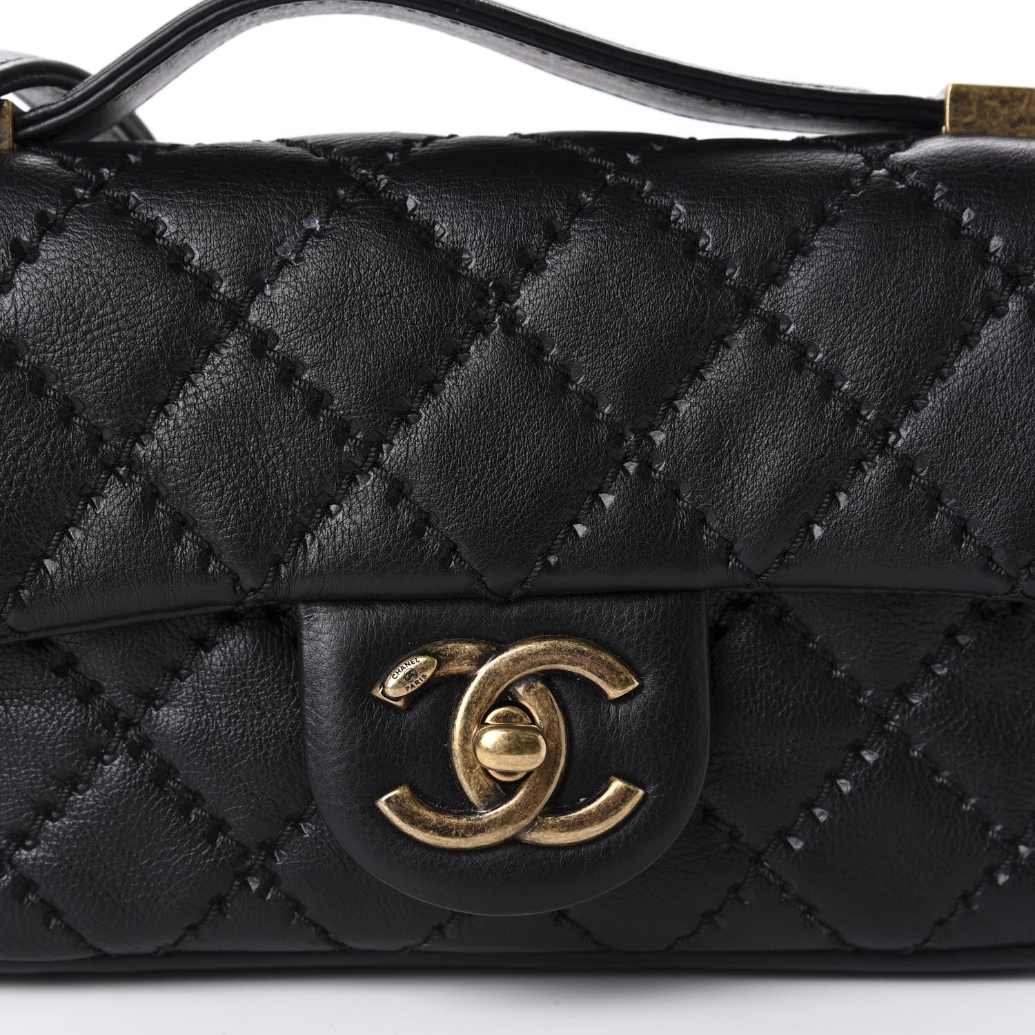 Chanel Calfskin Quilted Mini Urban Day Flap Black 10 of 11