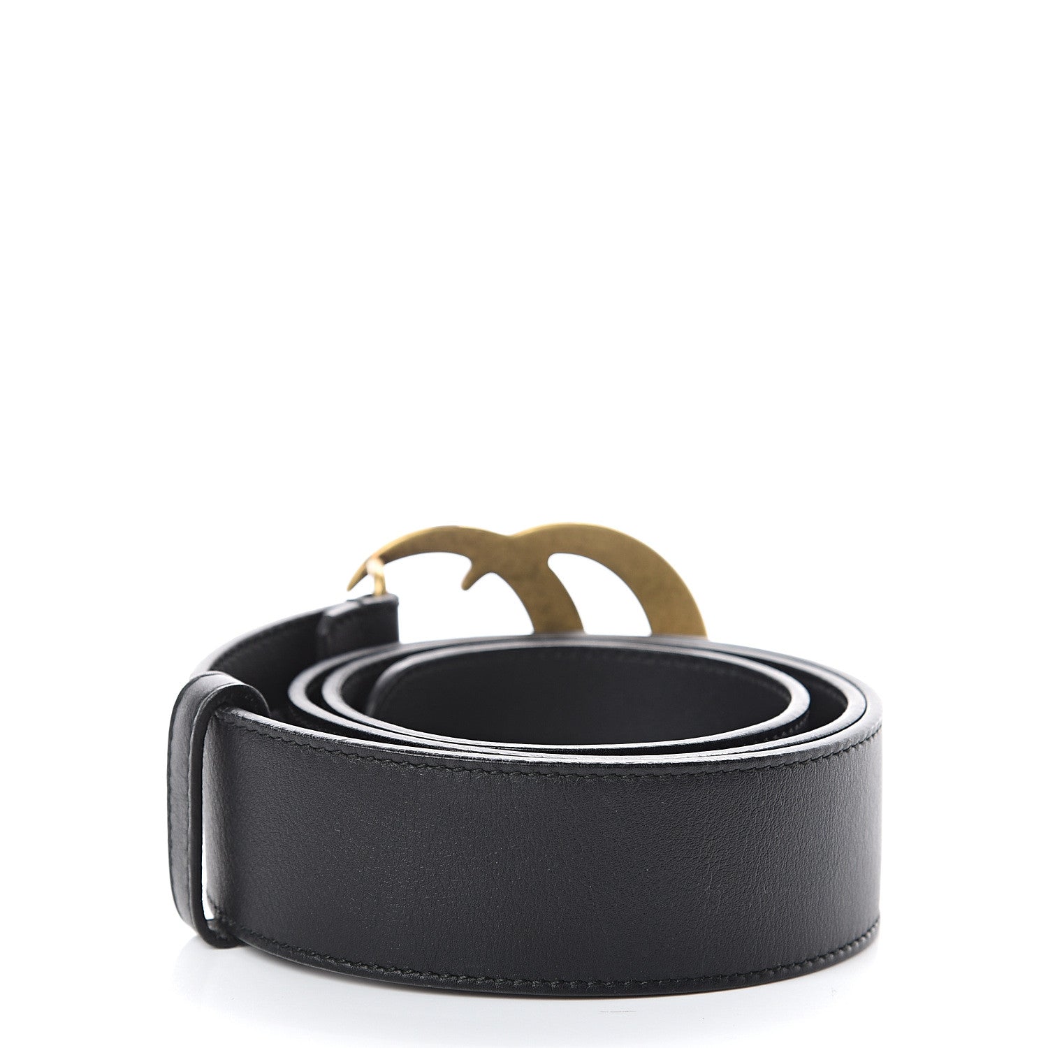 Gucci Calfskin Double G 40mm Belt 80 32 Black 2 of 5