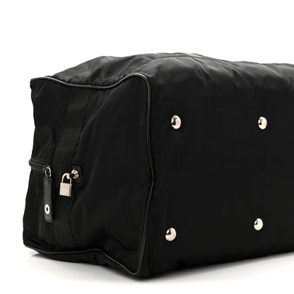 Prada Tessuto Nylon Saffiano Carry On Travel Bag Black 8 of 10