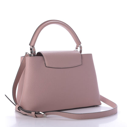 Louis Vuitton Taurillon Capucines PM Magnolia 3 of 8