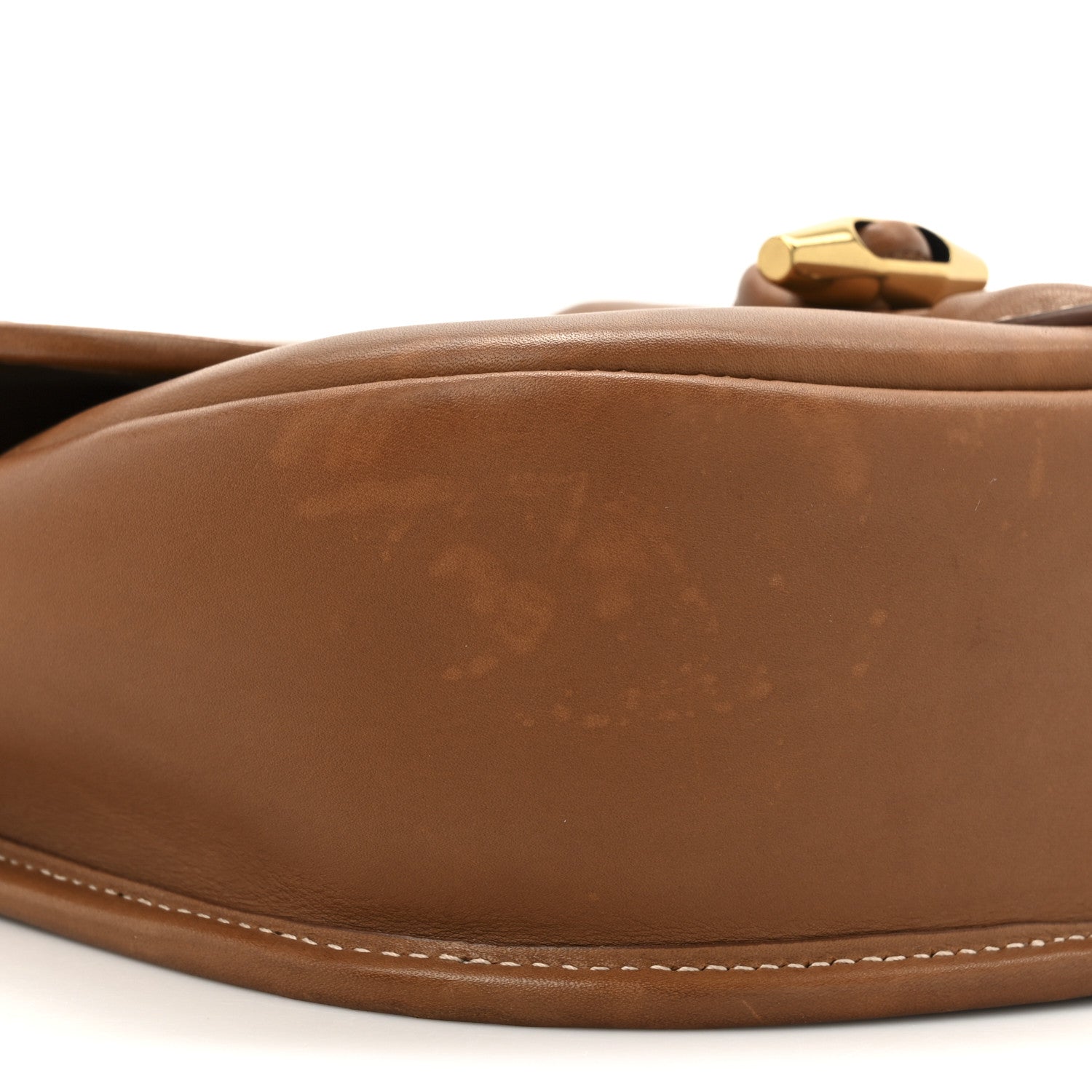 Saint Laurent Vegetable Tanned Calfskin Le Caban Satchel Bag Brick 10 of 16