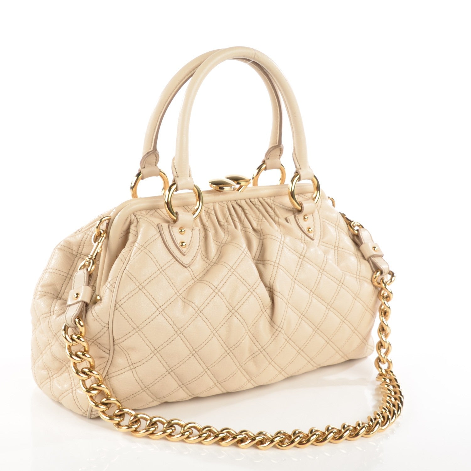 Marc Jacobs Calfskin Quilted Stam Milk 3 of 10