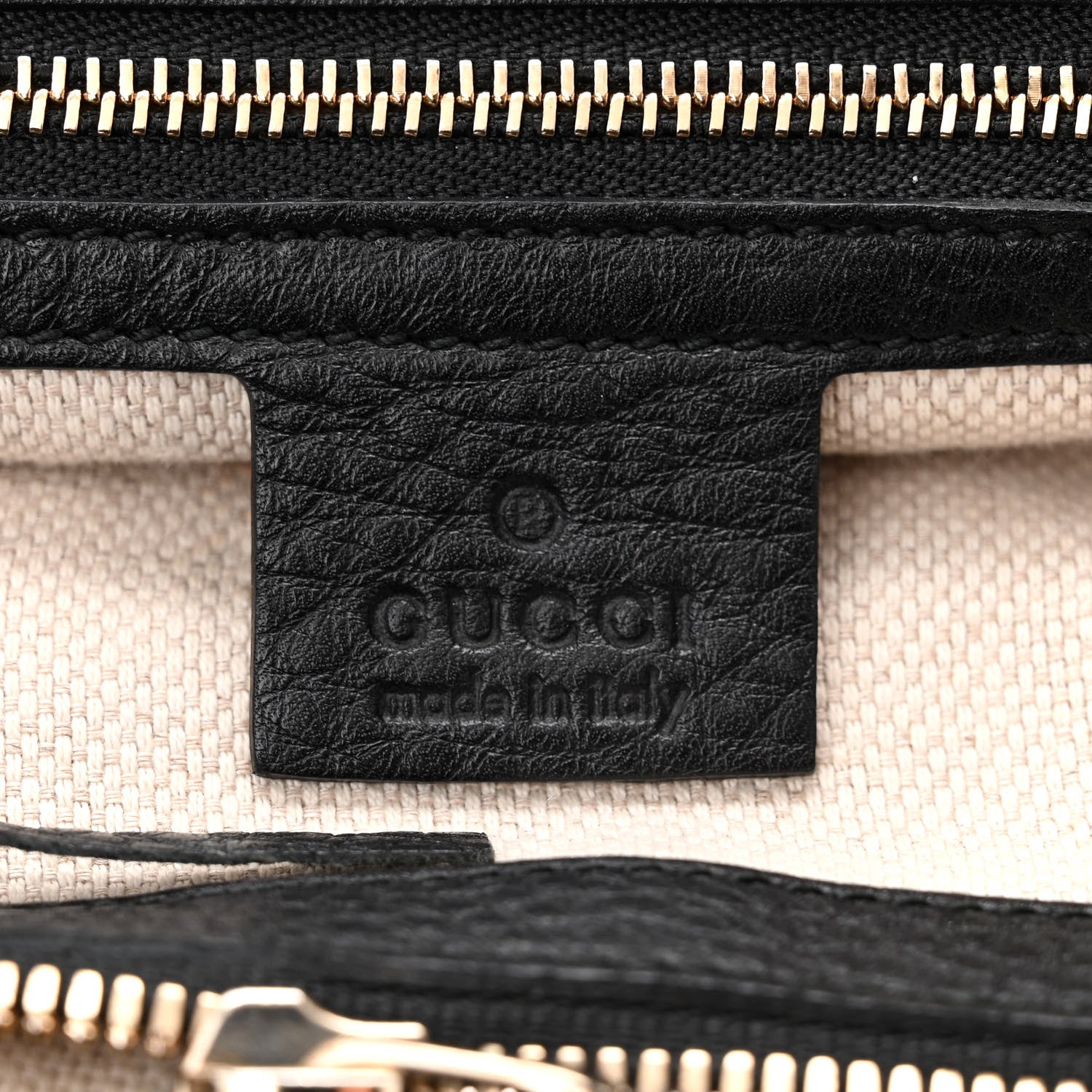Gucci Cellarius Calfskin Medium Soho Working Tote Black 7 of 11