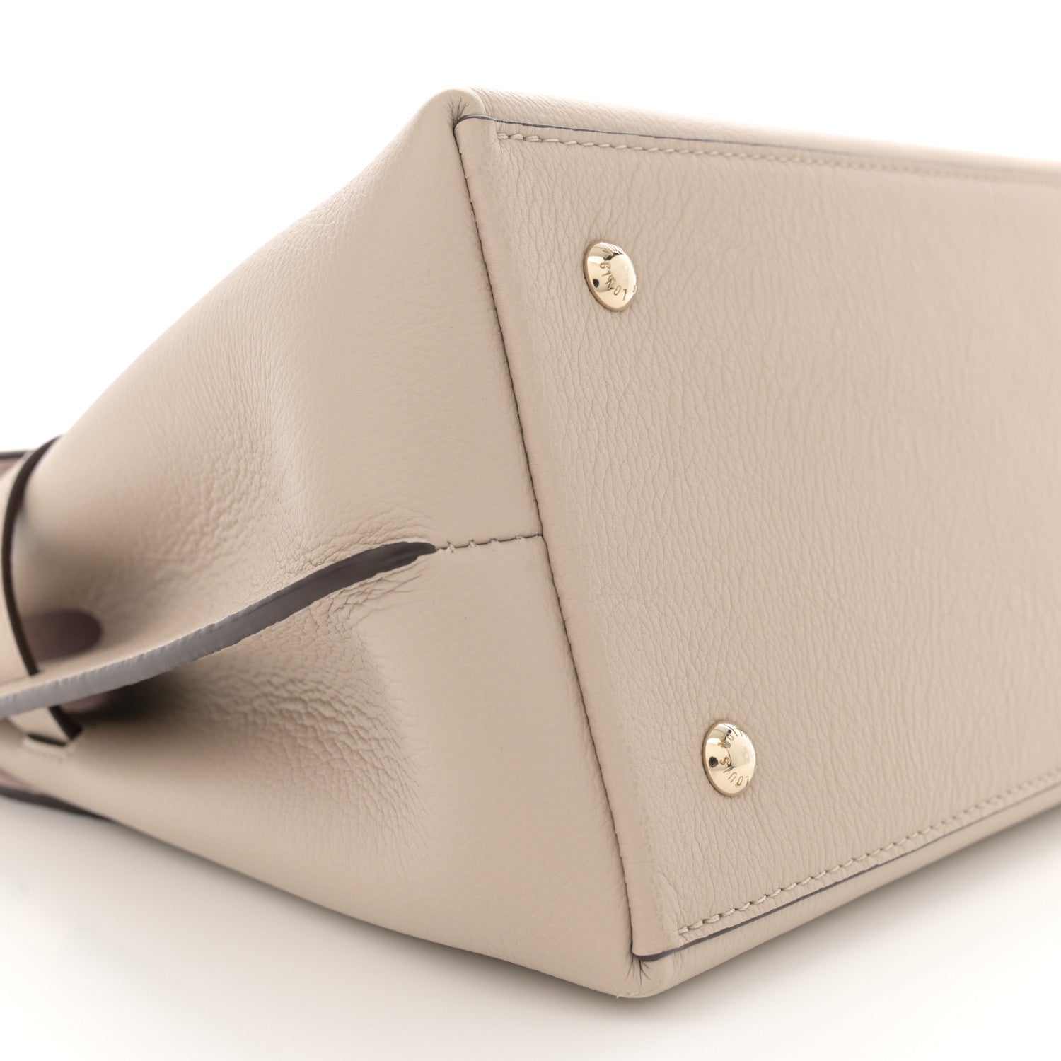 Louis Vuitton Soft Calfskin Lockme Ever MM Greige 8 of 9