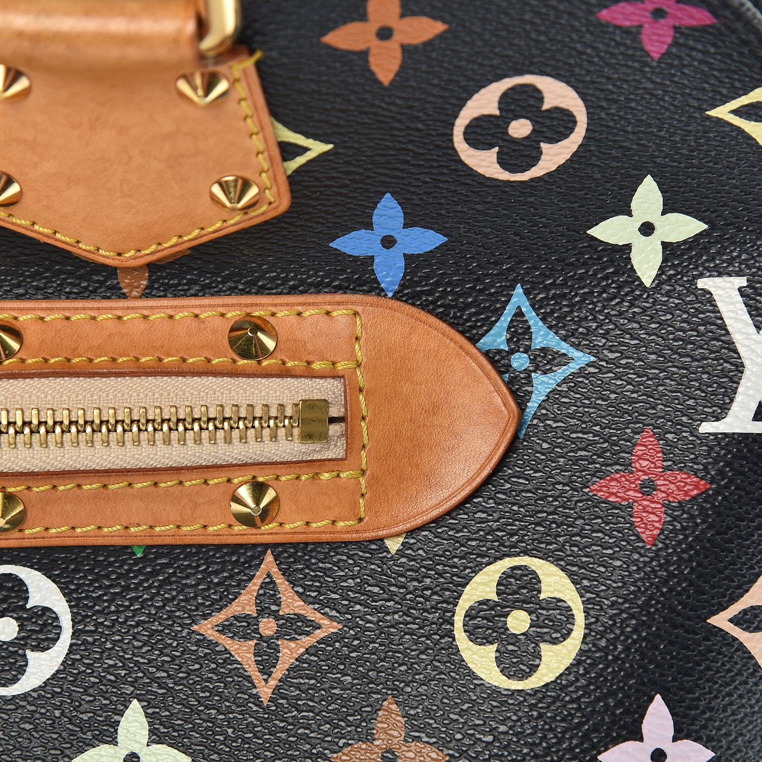 Louis Vuitton Monogram Multicolor Alma Black 12 of 15