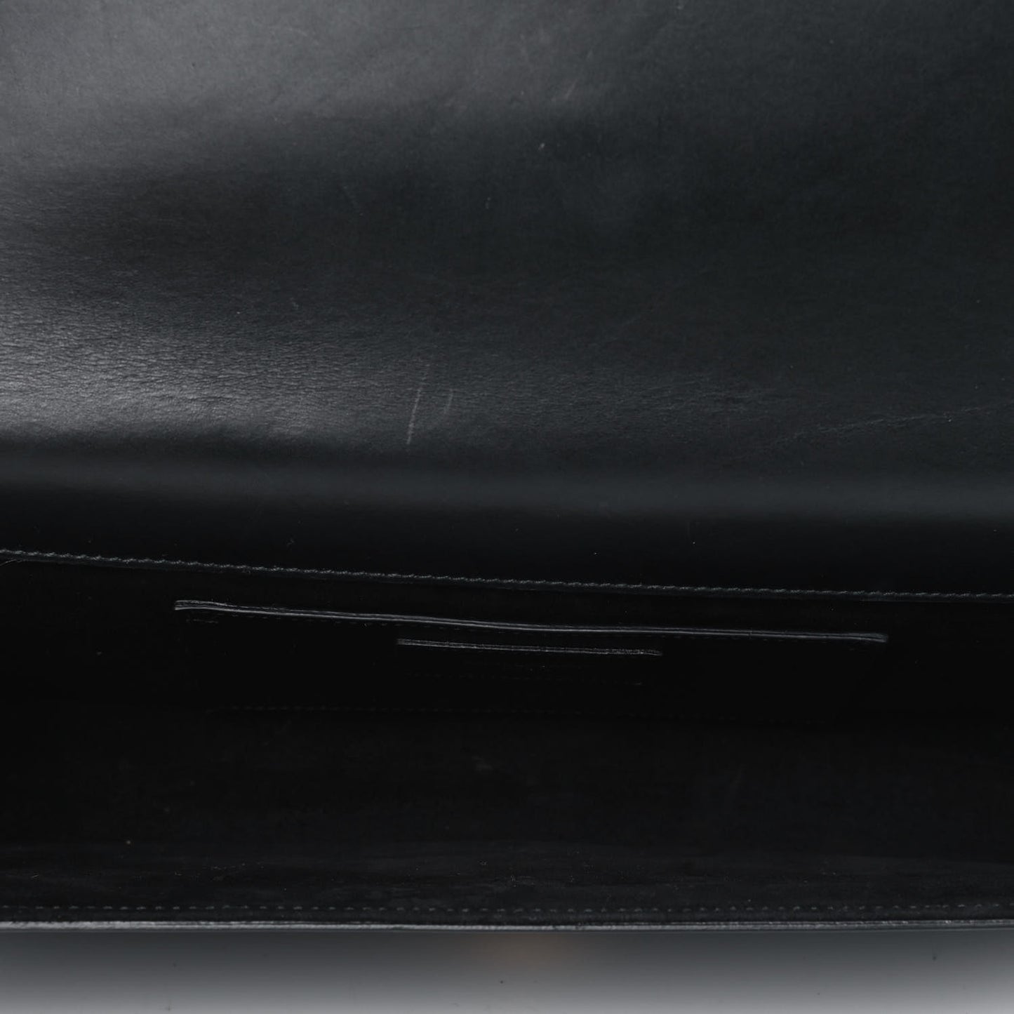 Calfskin Classic Monogram Tassel Clutch Black