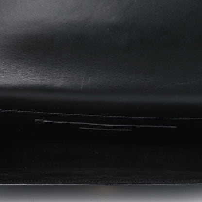 Saint Laurent Calfskin Classic Monogram Tassel Clutch Black 4 of 8