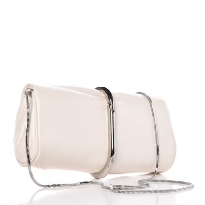 3.1 Phillip Lim 3.1 Smooth Calfskin Alix Minaudiere Clutch Natural White 3 of 8