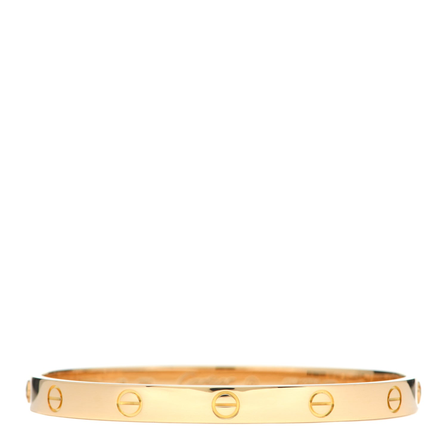 Cartier 18K Yellow Gold LOVE Bracelet 18 1 of 7