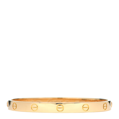 Cartier 18K Yellow Gold LOVE Bracelet 18 1 of 7