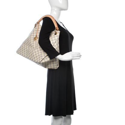 Louis Vuitton Damier Azur Artsy MM 2 of 8