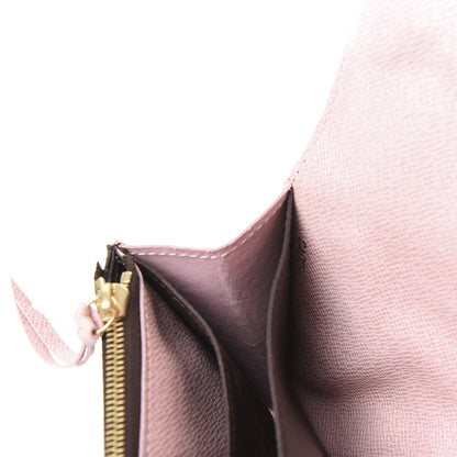Louis Vuitton Monogram Emilie Wallet Rose Ballerine 8 of 9