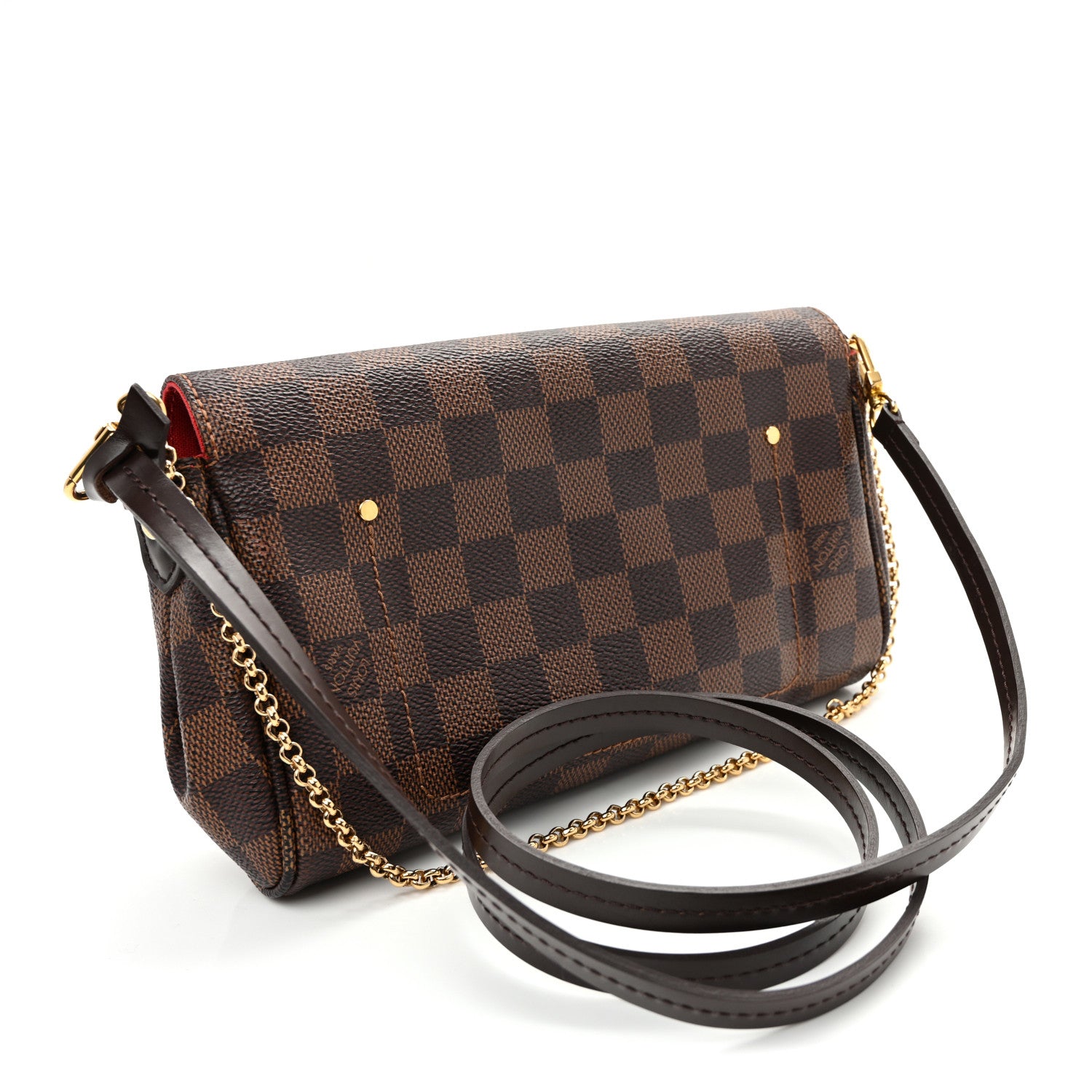 Louis Vuitton Damier Ebene Favorite PM 3 of 10