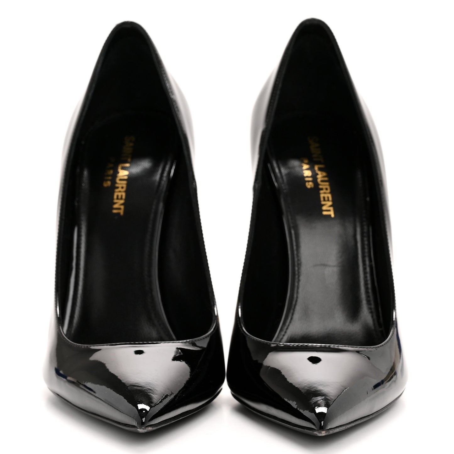Patent Opyum 110 Pumps 39.5 Black Gold