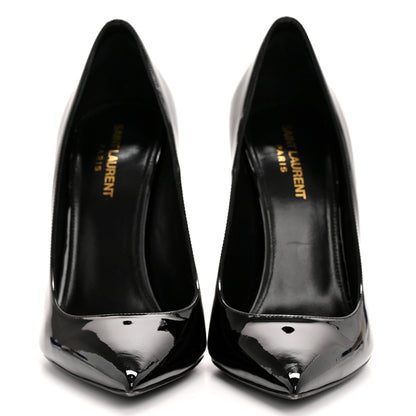 Saint Laurent Patent Opyum 110 Pumps 39.5 Black Gold 3 of 10