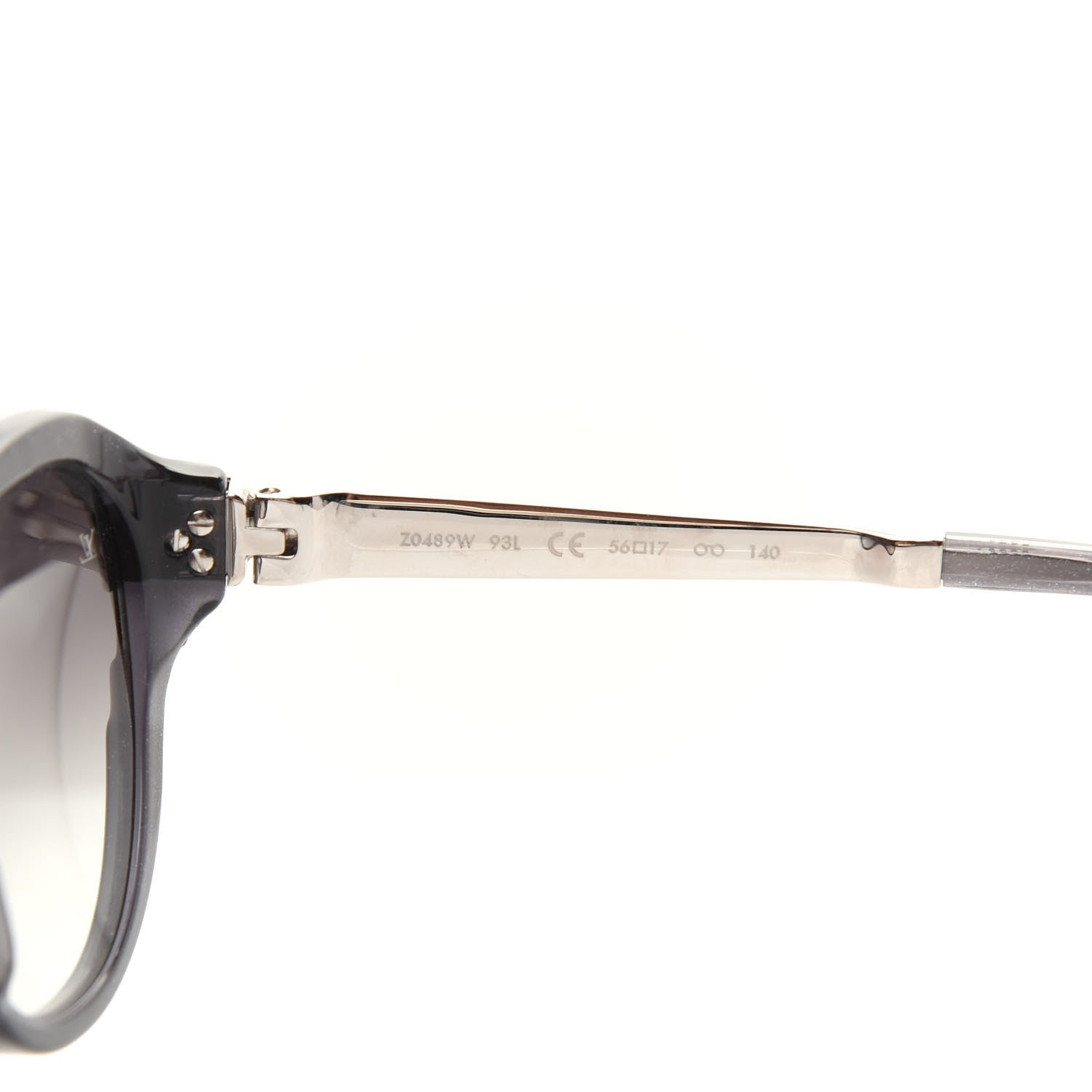 Louis Vuitton Acetate Petit Soupcon Cat Eye Sunglasses Z0489W Black 6 of 8