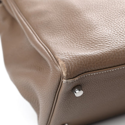 Hermes Togo Kelly Retourne 40 Etoupe 9 of 21
