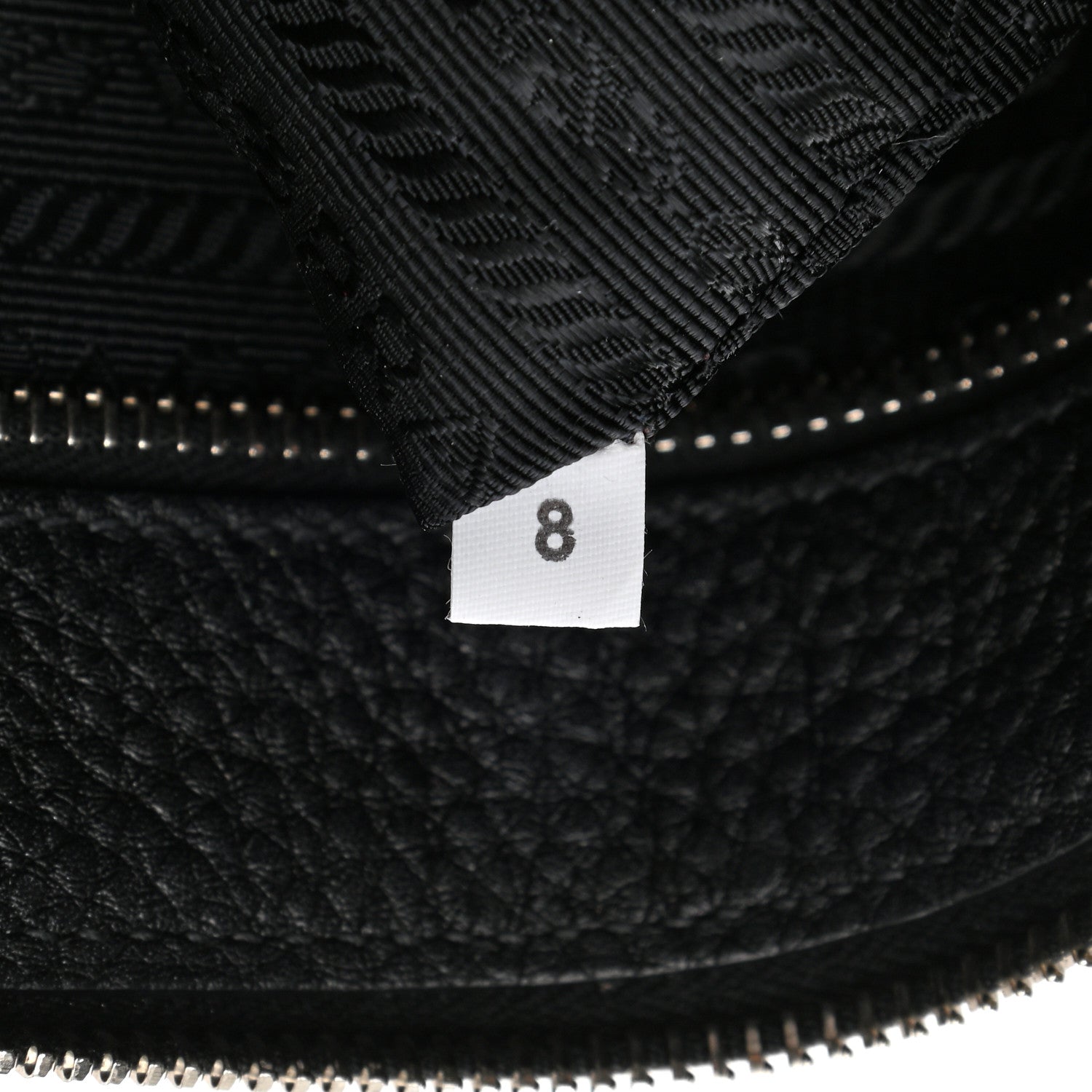 Prada Vitello Daino Crossbody Bag Black 7 of 11