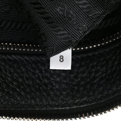 Prada Vitello Daino Crossbody Bag Black 7 of 11
