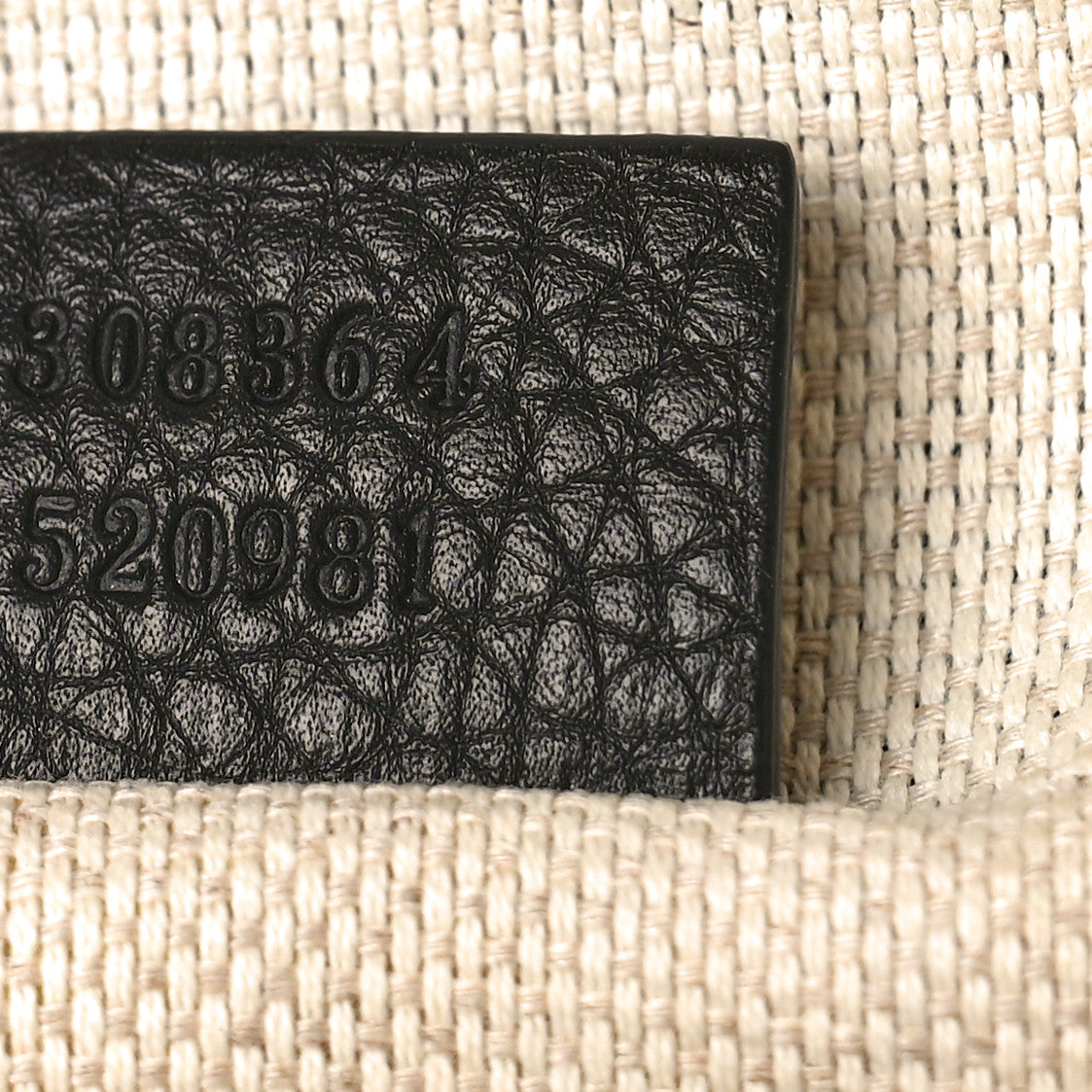 Pebbled Calfskin Small Soho Disco Bag Black