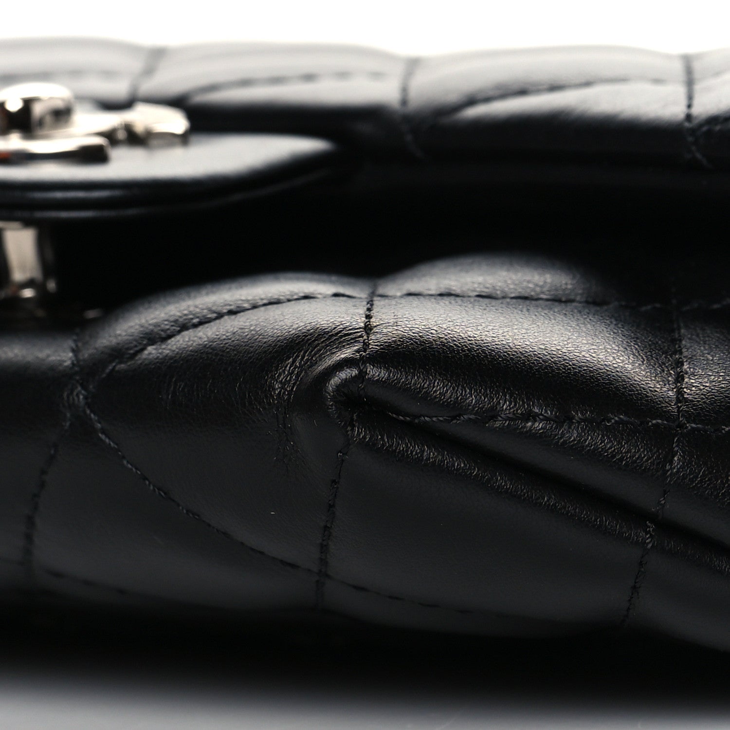 Chanel Calfskin Quilted CC Uniform Flap Belt Bag Black 10 of 10