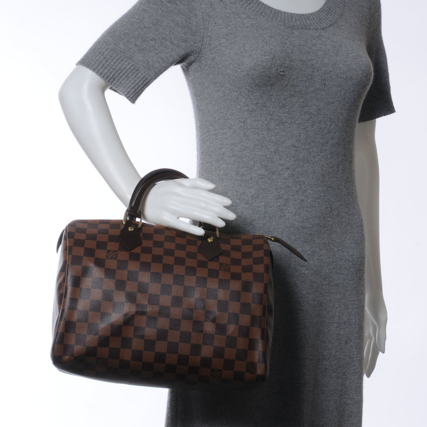 Louis Vuitton Damier Ebene Speedy 30 2 of 7