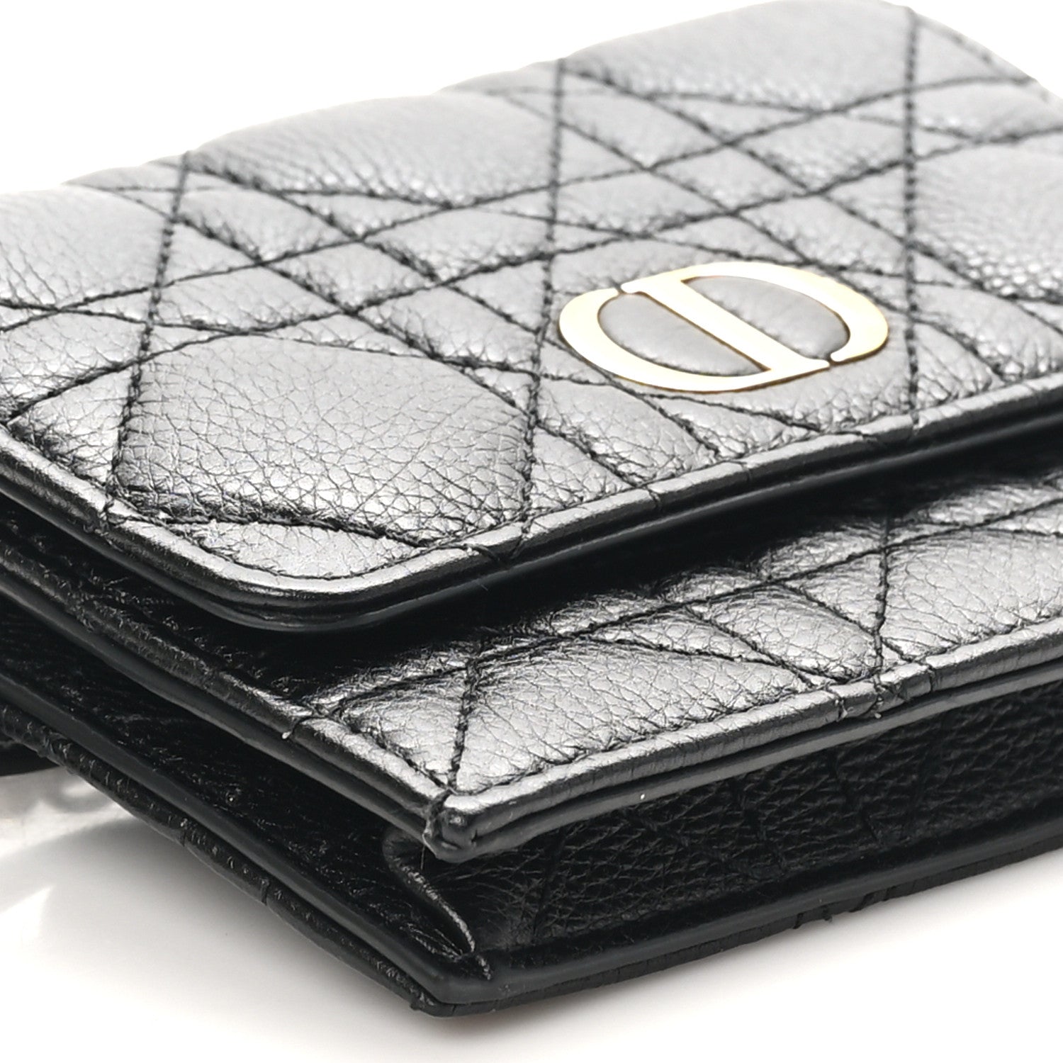 Christian Dior Calfskin Cannage Mini Caro Belt Pouch Black 8 of 10
