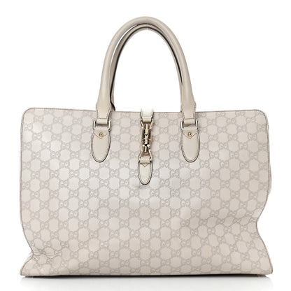 Gucci Guccissima Piston Tote Off White 1 of 19