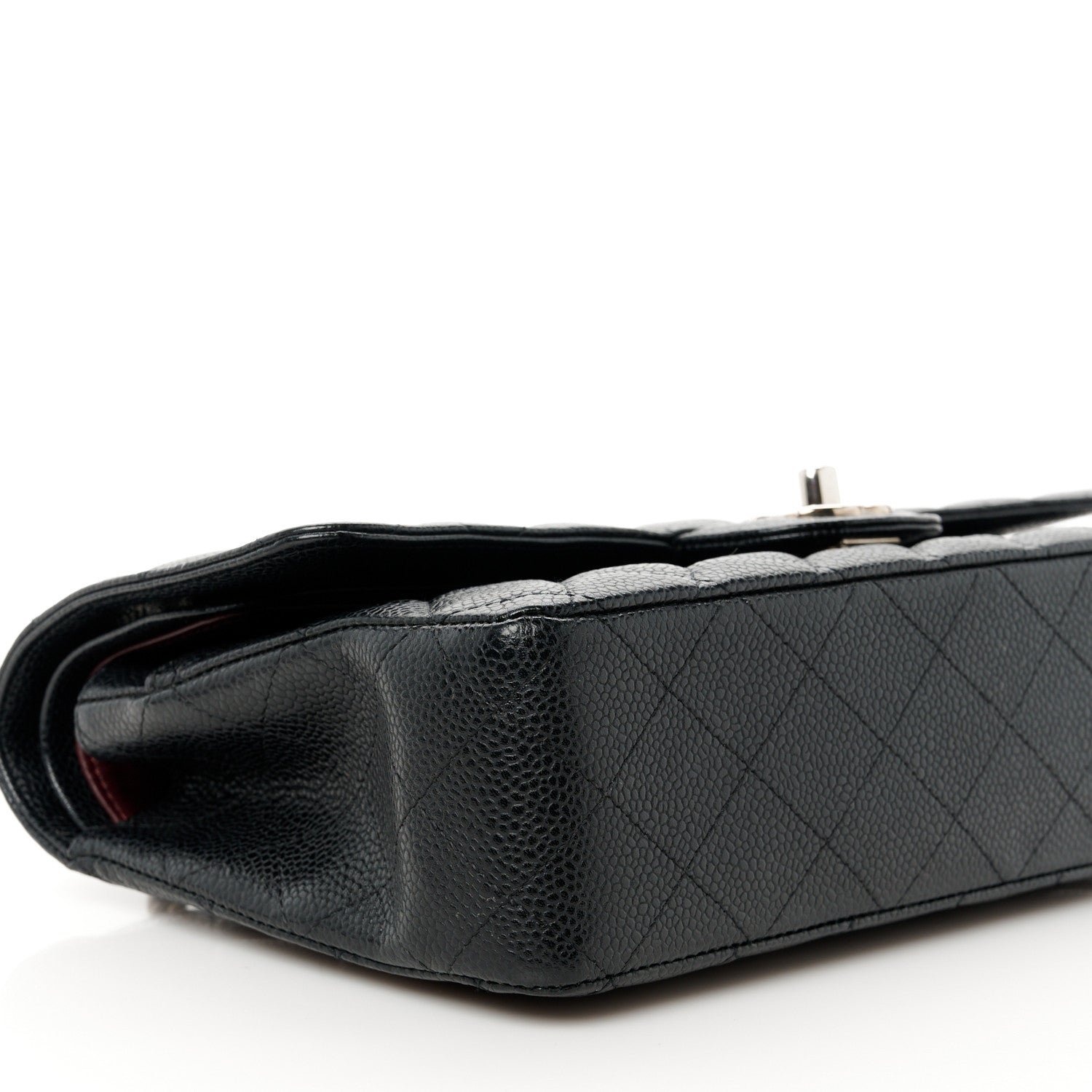 Chanel Caviar Quilted Medium Double Flap Black 10 of 11
