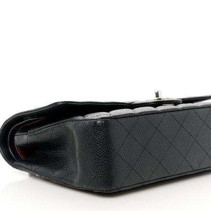 Chanel Caviar Quilted Medium Double Flap Black 10 of 11
